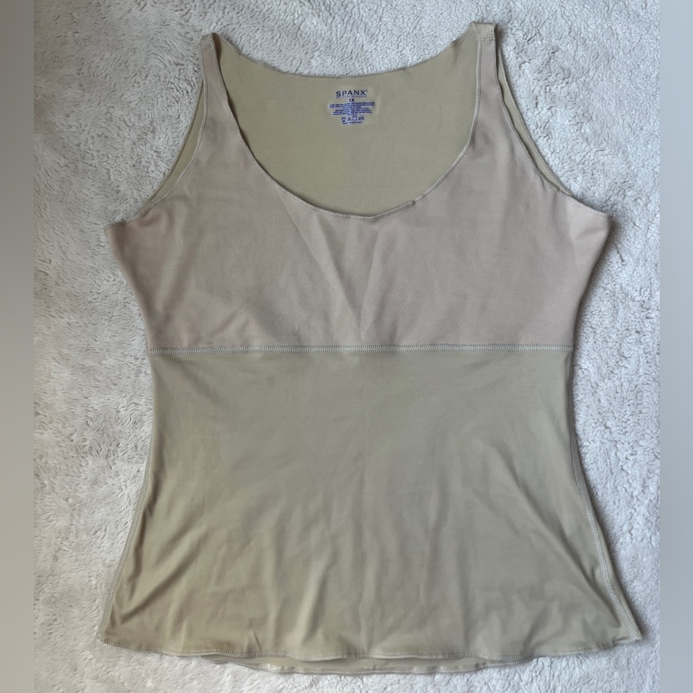 SPANX Light Tan Shapewear Top Women size 1x